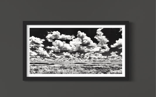 Serengeti Clouds B&W