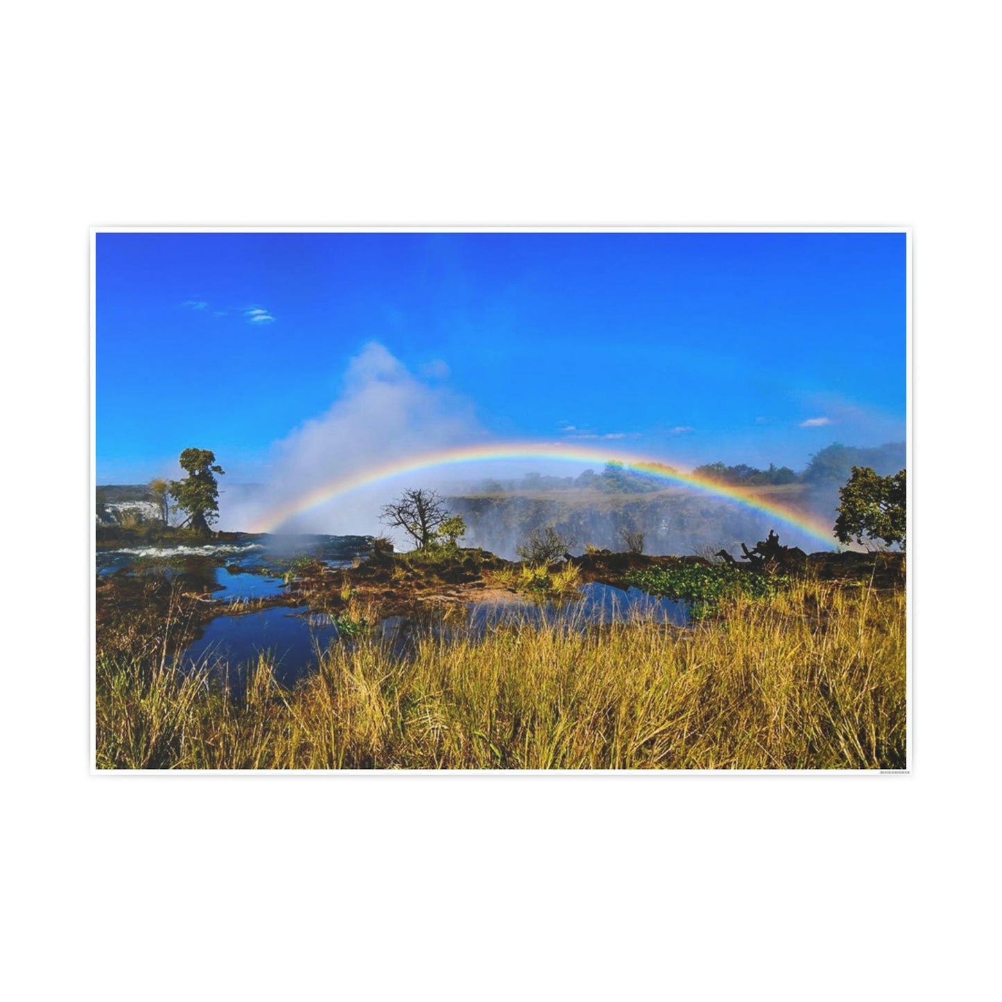 Rainbow over Victoria Falls