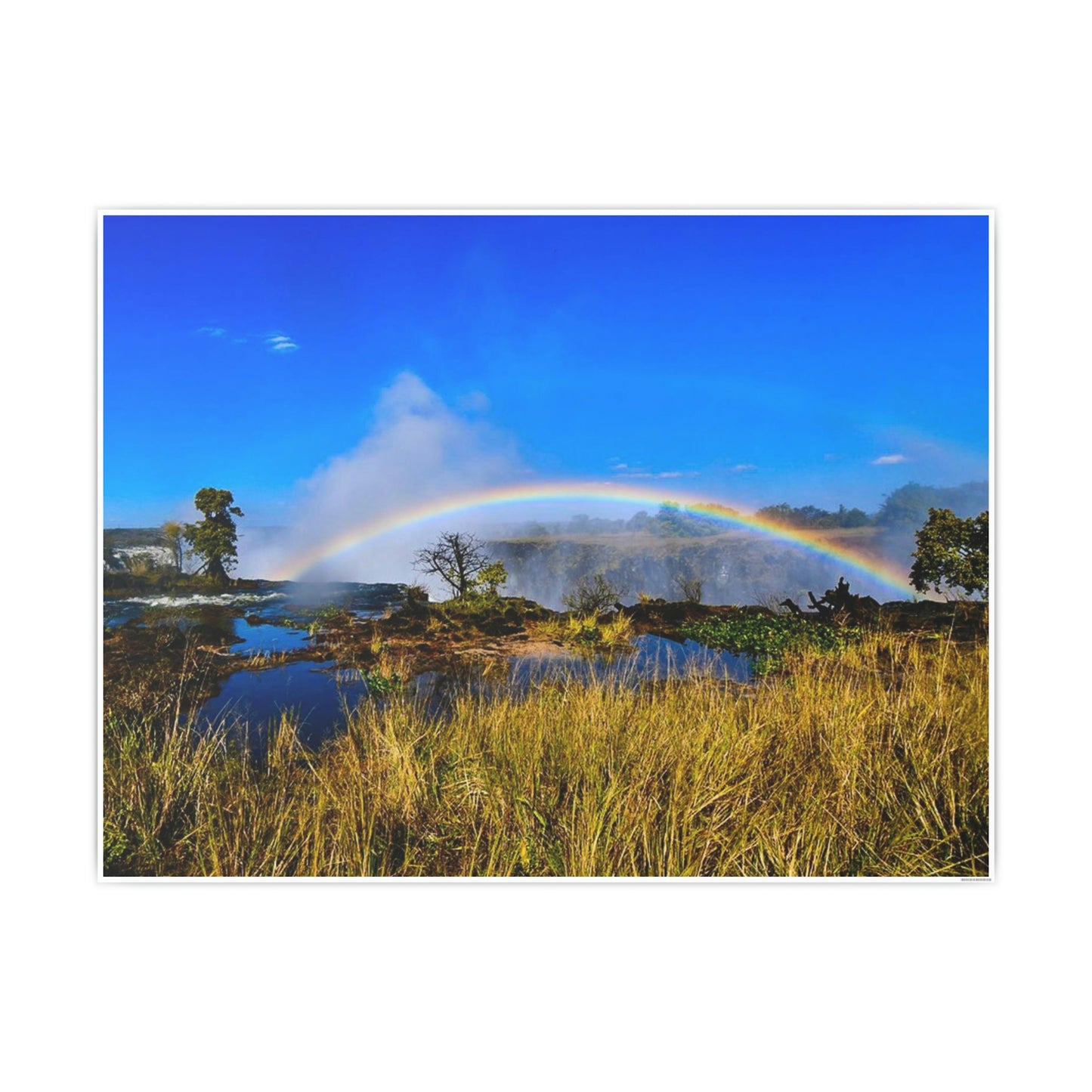 Rainbow over Victoria Falls