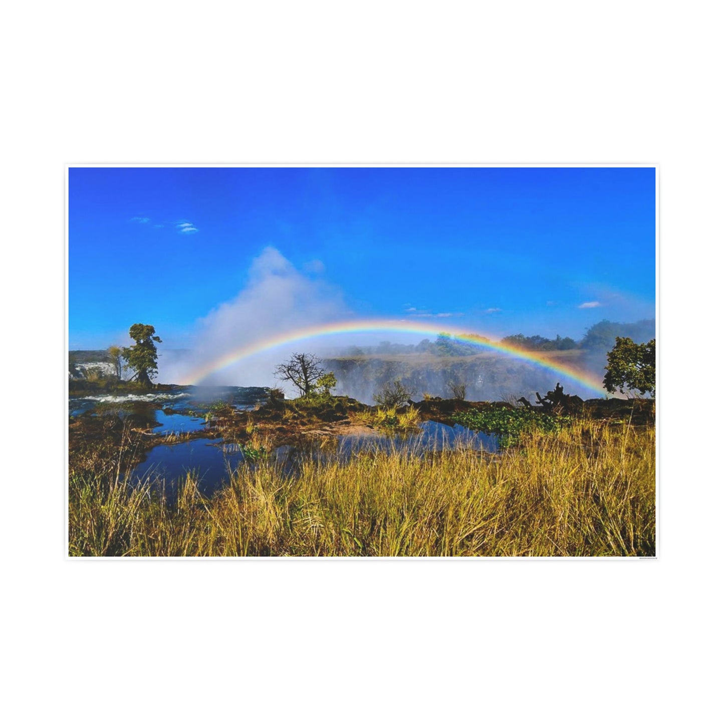 Rainbow over Victoria Falls